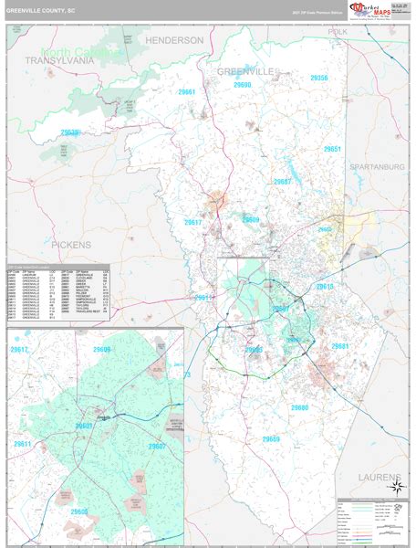 Greenville Sc Zip Code Map Maps For You