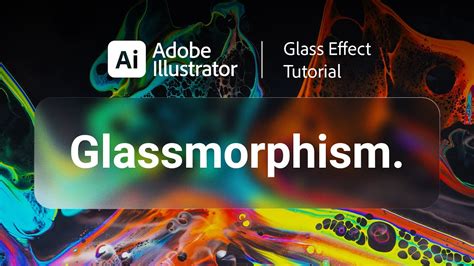 Glassmorphism Tutorial Glass Effect In Illustrator Beginner Ad