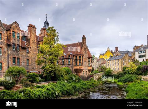 Historic Buildings By The Water Of Leith Dean Village Edinburgh