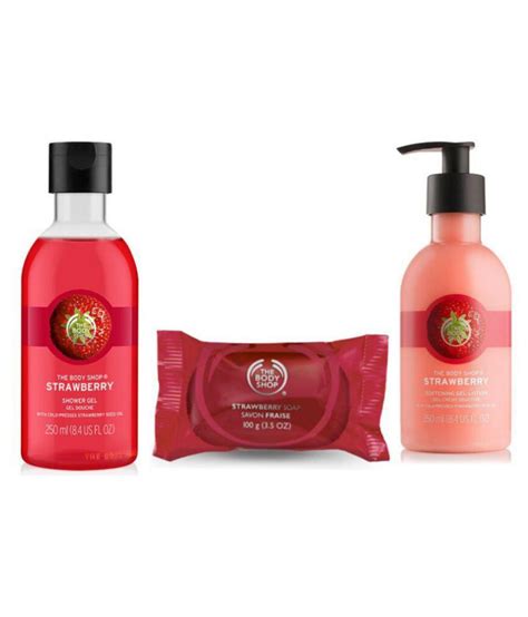 It comes in a glass bottle with a silver i bought this perfume a few days ago from the body shop store along with some other stuff like body lotion and their soaps. The Body Shop Strawberry Moisturizing Bath Kit: Buy The ...