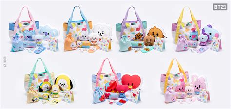 人気キャラクターbt21の豪華9点セット福袋 2021 Bt21 Happy Bag 12月12日土より日本限定発売｜line