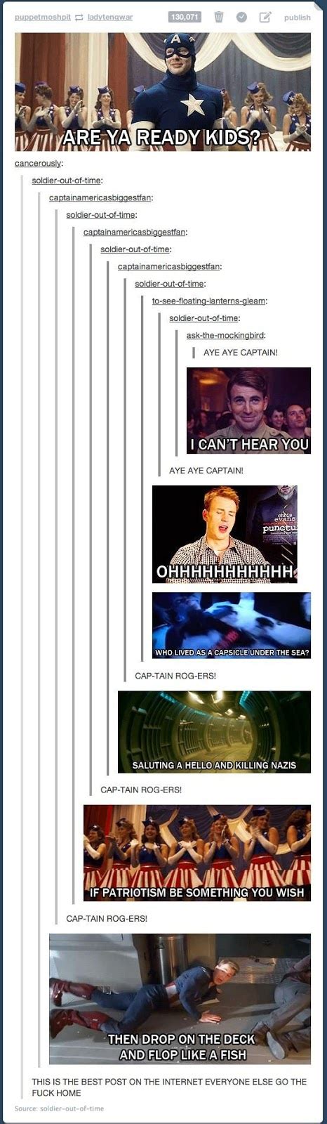 Oh So Geeky Favorite Captain America Tumblr Posts