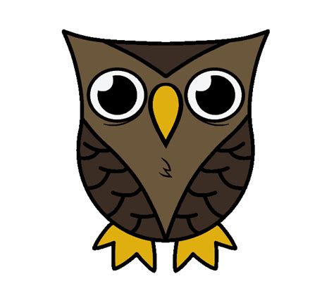 Simple Owl Drawing | Free download on ClipArtMag