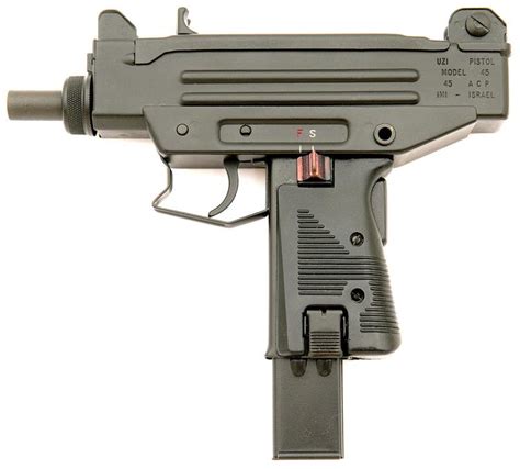 Sold Price Action Arms Imi Model 45 Uzi Semi Auto Pistol With 9mm