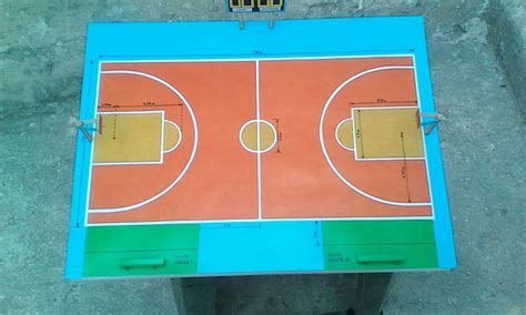 Maqueta Cancha De Basquetbol Imagenes De Maquetas Cancha De Baloncesto