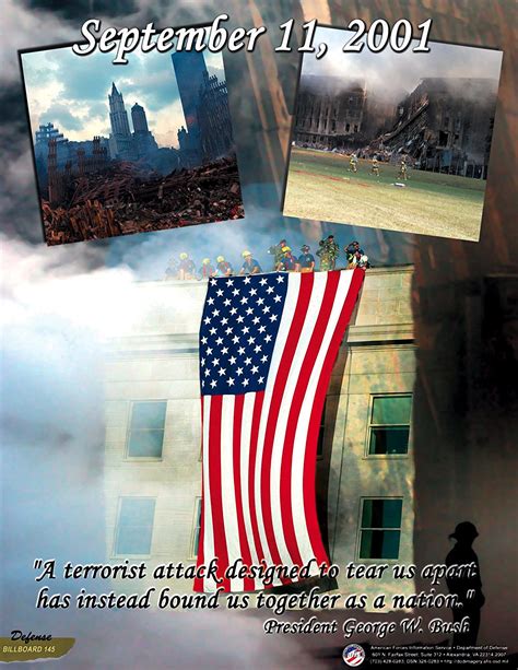 911 September 11th Remembrance Poster Photo Historical