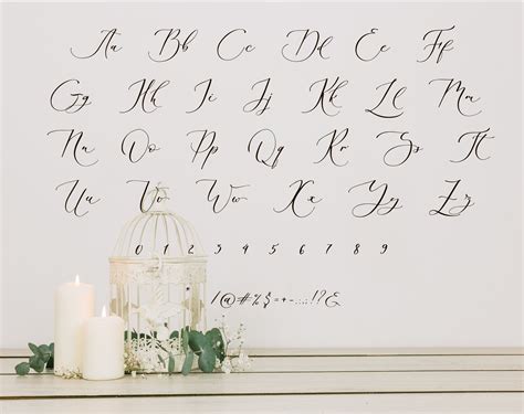 Wedding Fonts Cursive Font Wedding Font Svg Wedding Alphabet Etsy