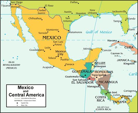 Mini Mapa De La República Mexicana