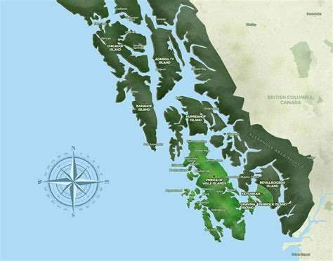 Southeast Alaska Map Coastal Real Estate Group