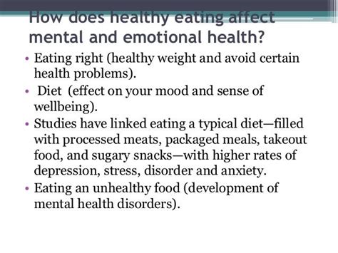 how the foods you eat affect how you feel mental health tips