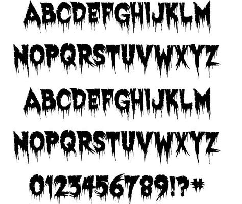 How To Draw Spooky Halloween Lettering Images And Photos Finder