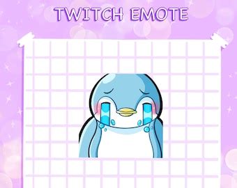 Set Cute Pink Penguin Twitch Emotes Cute Twitch Emotes Etsy