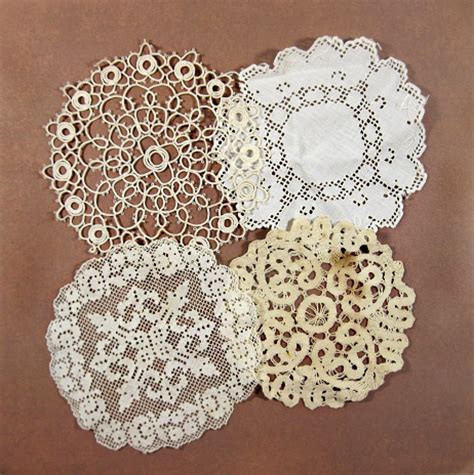 Small Antique Lace Doilies Handmade