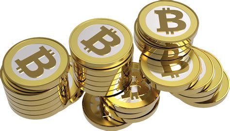 Bitcoin Logo Stack Of Bitcoins Clipart Large Size Png Image Pikpng