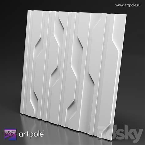 Om 3d Panel Drive Decorative Plaster 3d Model