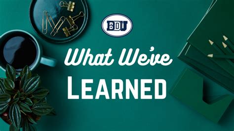 What Weve Learned Part One Business Development University