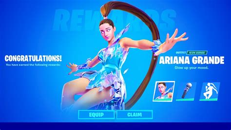 Say Hello To Ariana Grande In Fortnite Live Event Concert Youtube