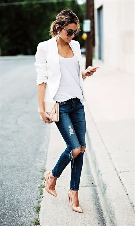 15 Casual Jeans And A Blazer Outfit Ideas Styleoholic