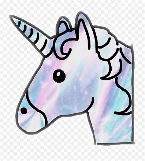 Galaxy Unicorn Emoji Hd Png Download Vhv