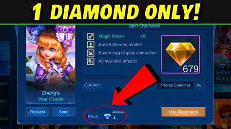 How To Use Your Promo Diamonds In Mobile Legends Youtube