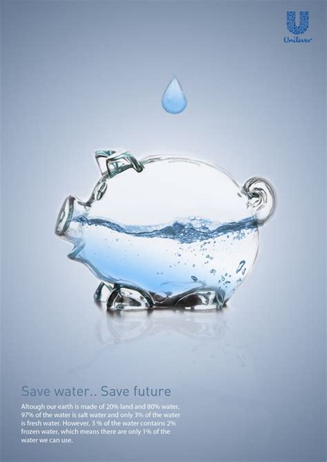 Social Campaign Save Water On Behance Water Poster Save Water Water