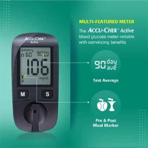 Mmol L Accu Chek Instant S Blood Glucose Glucometer Kit For