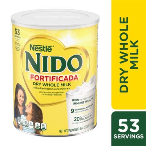 Nido Fortificada Dry Whole Milk Powdered Drink Mix 352 Lb Marianos