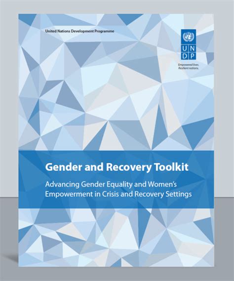 undp gender and recovery toolkit centre of excellence for gender smart solutions