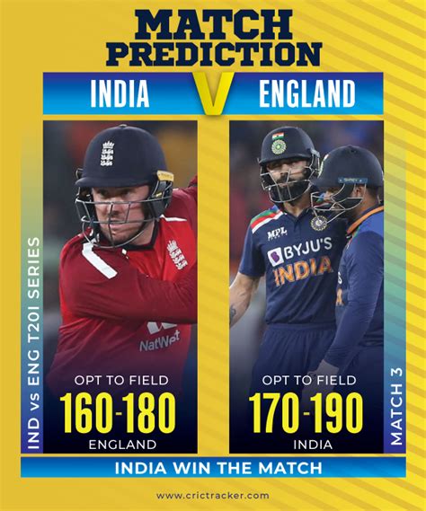 Ind vs eng, 1st test day 4 highlights: IND vs ENG: 3rd T20I, Match Prediction- Who will win today ...