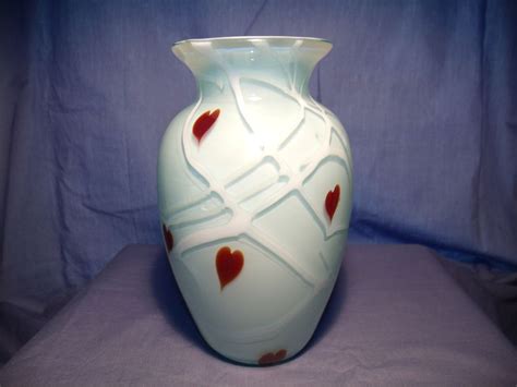 Vandermark Hanging Hearts Vase From Glassalley On Ruby Lane