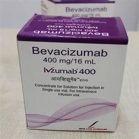 Ivzumab 400mg 16ml Bevacizumab Injection At Rs 52500 Bevacizumab In