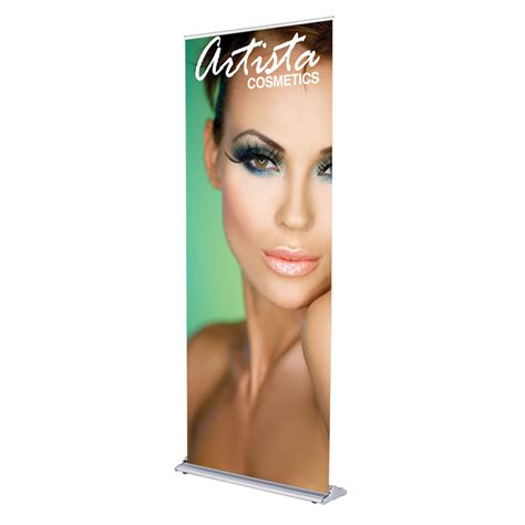 Silverstep® 36″ X 92″h Retractable Banner Stand Graphic Package Jett