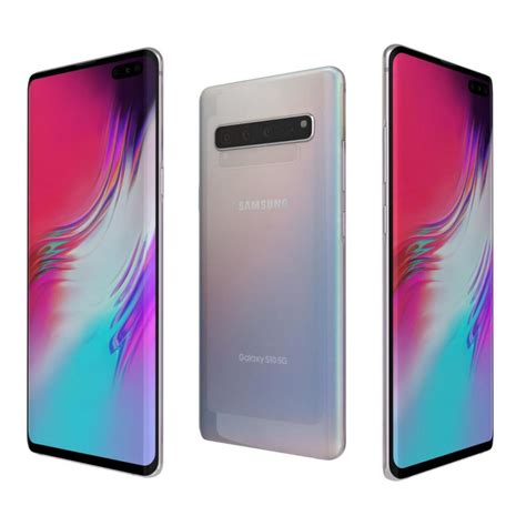 Samsung Galaxy S10 5g 256gb Crown Silver Sprint Android Smartphone A
