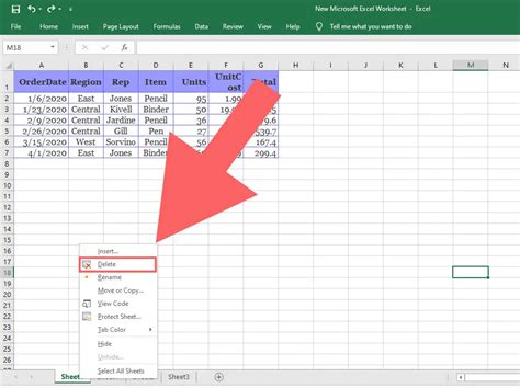 How To Delete A Sheet In Excel Riset