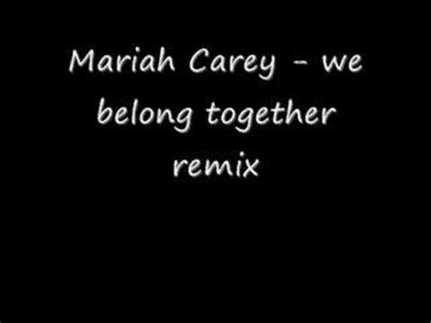 Mariah carey we belong together lyrics original. Mariah Carey - We belong together remix - YouTube