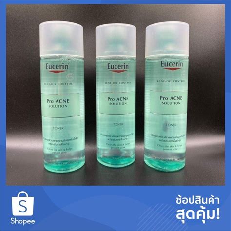 Product overview ingredients table customer reviews. Eucerin Pro Acne Toner 200ml | Shopee Thailand