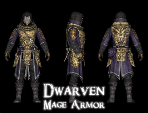 Personal Mashup Armor Dwarven Mage Armor Set At Skyrim Special