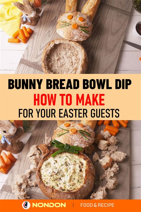 Easter Bunny Bread Bowl Dip Recipe Easy To Make • Nondon