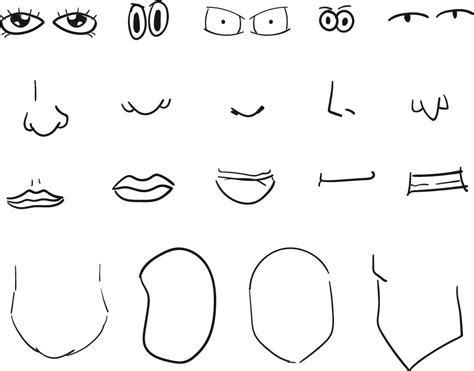 6 Best Images Of Printable Eyes Nose Mouth Templates Printable