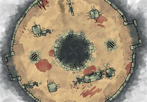 Greybanner Arena A Free Battle Map For D D Dungeons Dragons