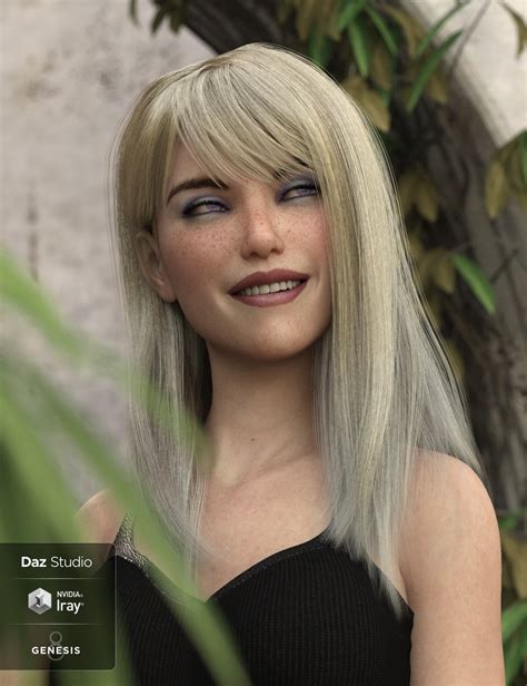 Dforce Lexi Hair For Genesis 8 Females Daz 3d