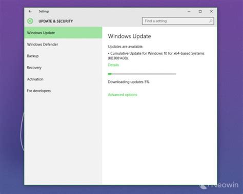 Microsoft выпустила накопительное обновление для Windows 10 Version