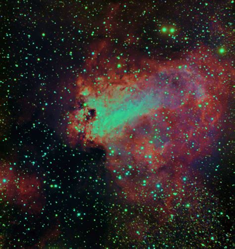 Swan Nebula M17 Desert Astro