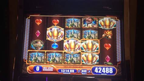 High Limit Bier Haus Slot Machine Bonus 8 Bet Big Win Youtube