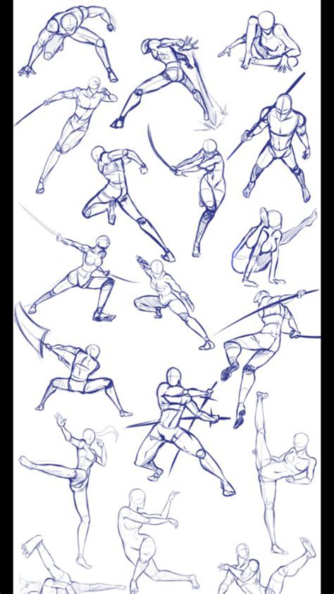 Drawing Body Poses Gesture Drawing Figure Drawing Reference Anatomy