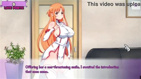 Waifu Hub Manga Parody Game Pornplay Ep 1 Asuna Porn Sofa Try Out
