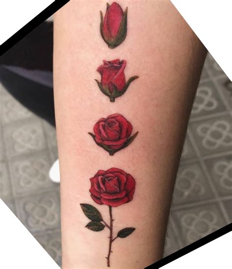 Pin By Regina Arciaga On Rose Bud Tattoo Rose Bud Tattoo Red Rose