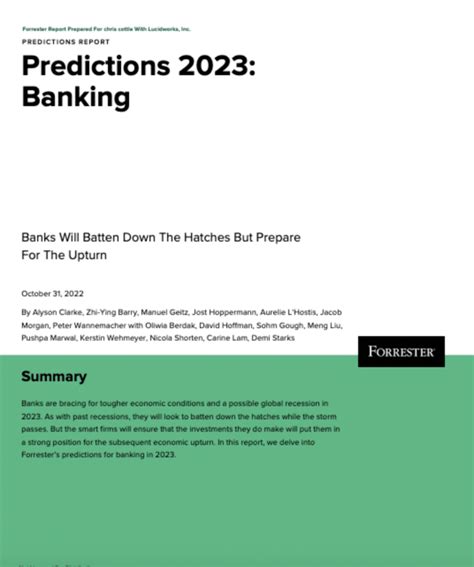 Forrester Predictions 2023 Banking Report Lucidworks