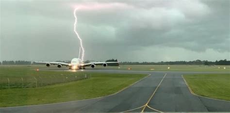 Watch Viral Video Shows Aftermath Of Lightning Bolt Hitting Plane
