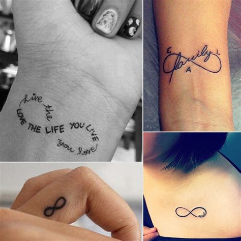 Infinity Sign Tattoo Ideas Popsugar Beauty